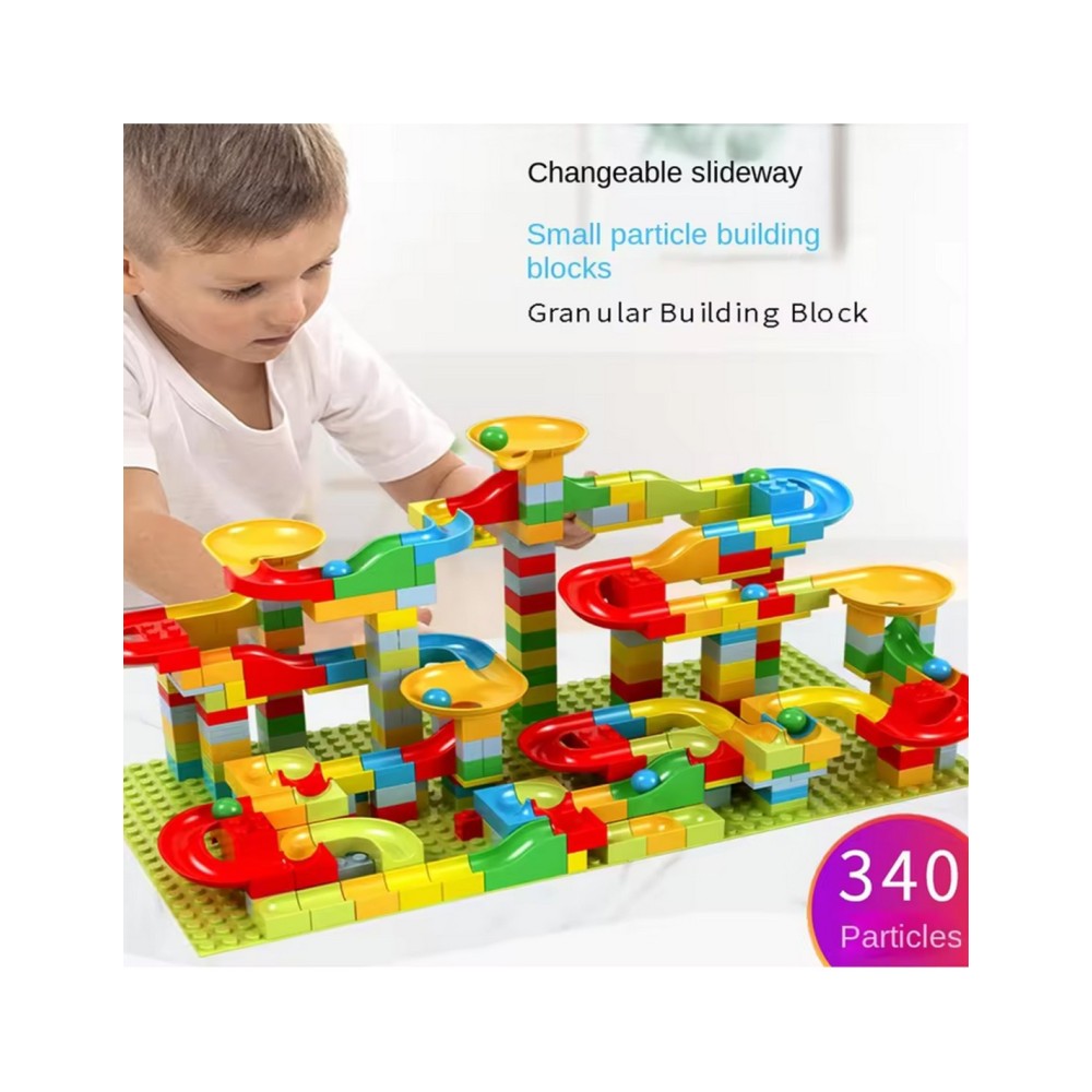 WOOPIE „Ball Track“–rutuliuku trasos ir čiuožyklos rinkinys, 340 vnt.