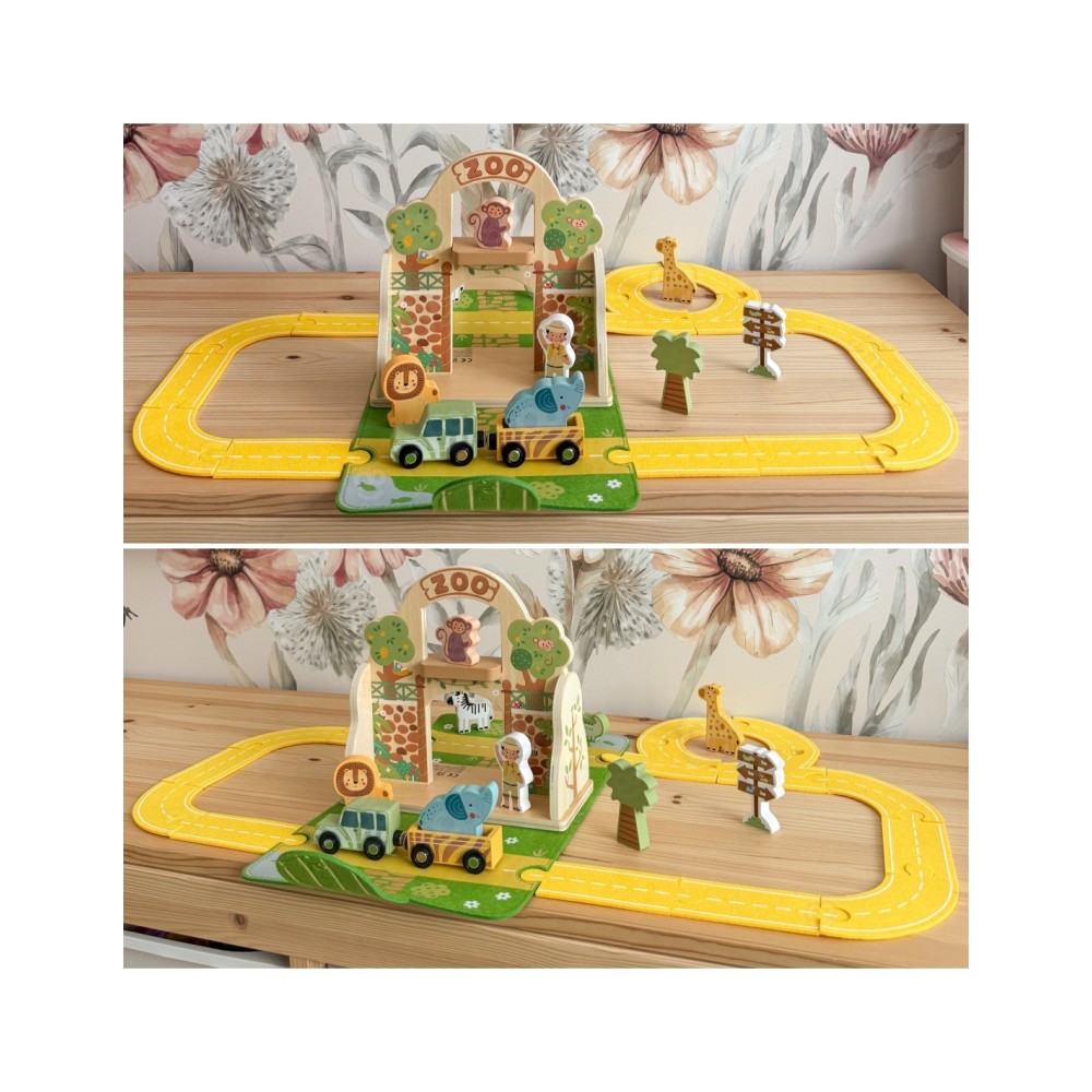 „TOOKY TOY“ nešiojamų žaislinių gyvūnėlių rinkinys „Mini Zoo“