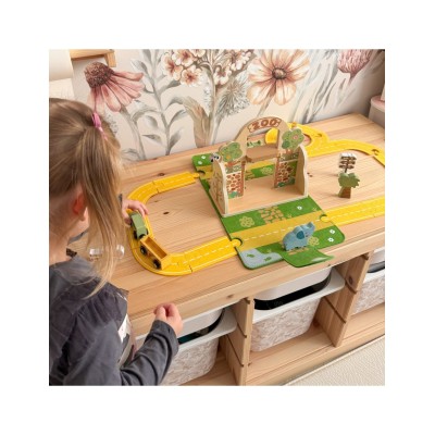 „TOOKY TOY“ nešiojamų žaislinių gyvūnėlių rinkinys „Mini Zoo“