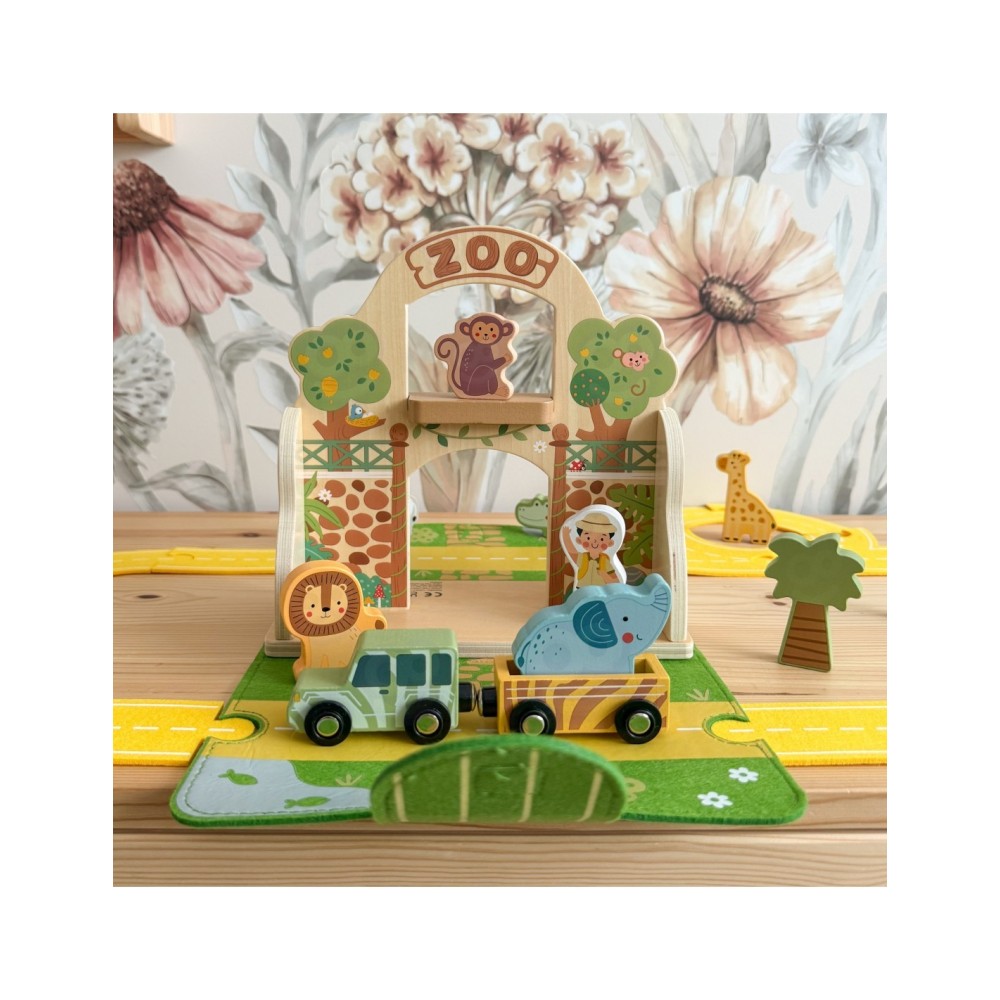 „TOOKY TOY“ nešiojamų žaislinių gyvūnėlių rinkinys „Mini Zoo“