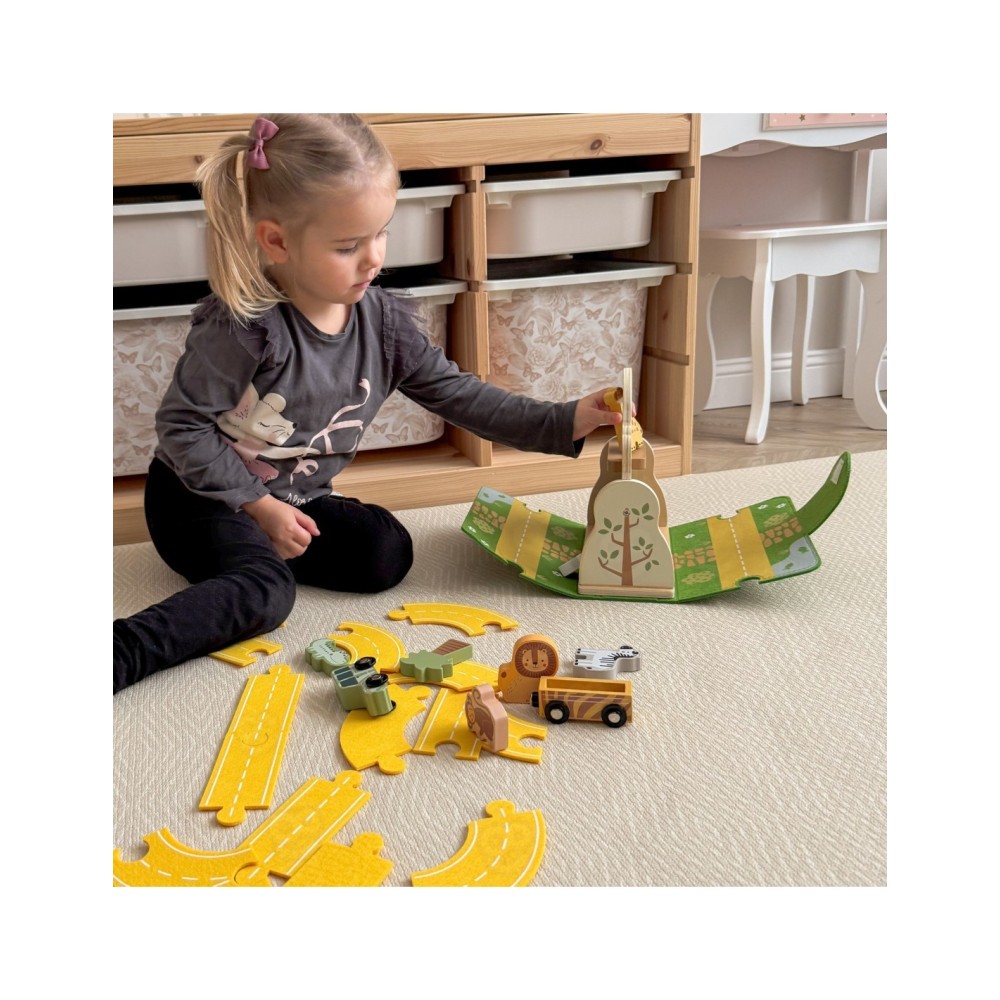„TOOKY TOY“ nešiojamų žaislinių gyvūnėlių rinkinys „Mini Zoo“