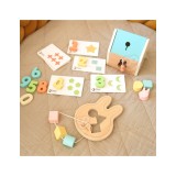 CLASSIC WORLD „Pastel Baby Box“ – pirmieji mokomieji žaislai vaikams nuo 12 iki 18 mėnesių