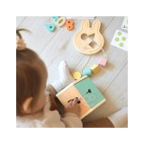 CLASSIC WORLD „Pastel Baby Box“ – pirmieji mokomieji žaislai vaikams nuo 12 iki 18 mėnesių