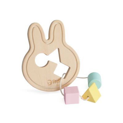 CLASSIC WORLD „Pastel Baby Box“ – pirmieji mokomieji žaislai vaikams nuo 12 iki 18 mėnesių