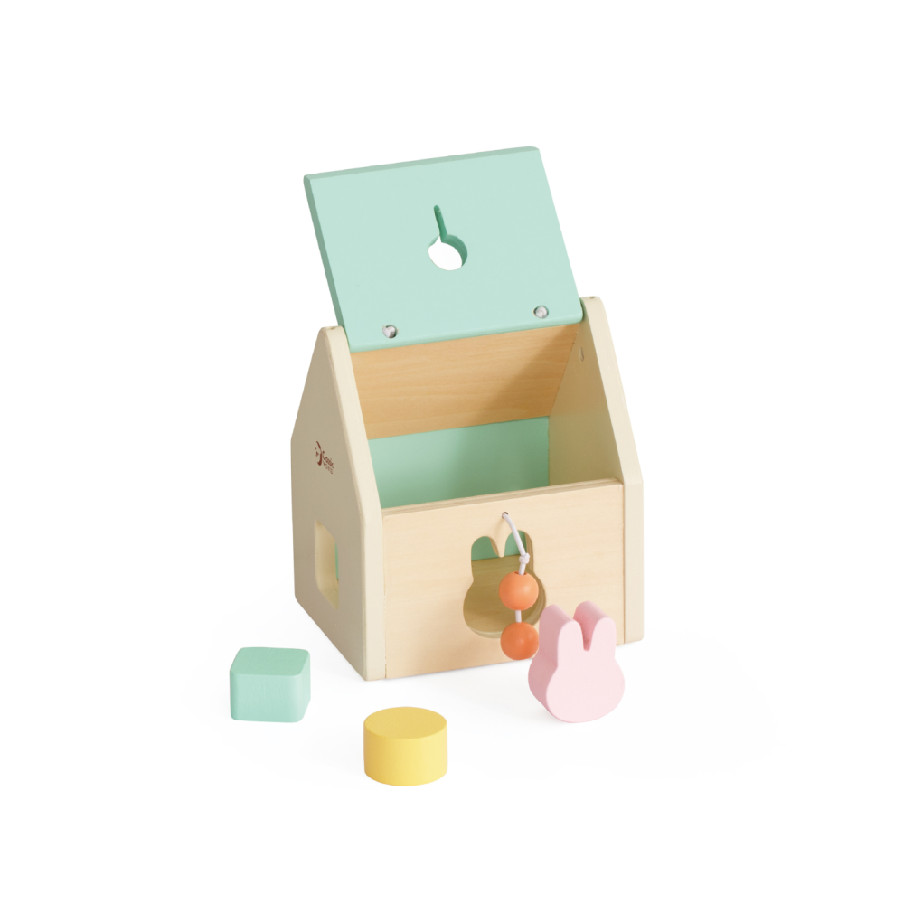 CLASSIC WORLD „Pastel Baby Box“ – pirmieji mokomieji žaislai vaikams nuo 12 iki 18 mėnesių