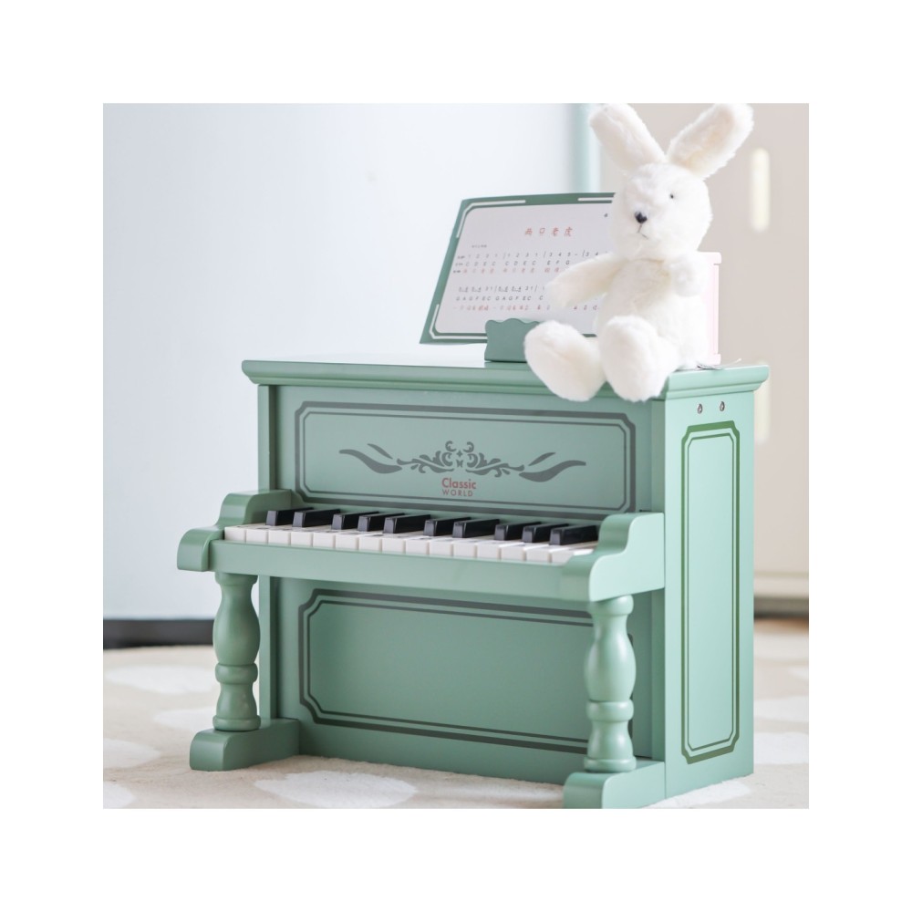 CLASSIC WORLD: vintažinis pianinas + mokomoji knyga.