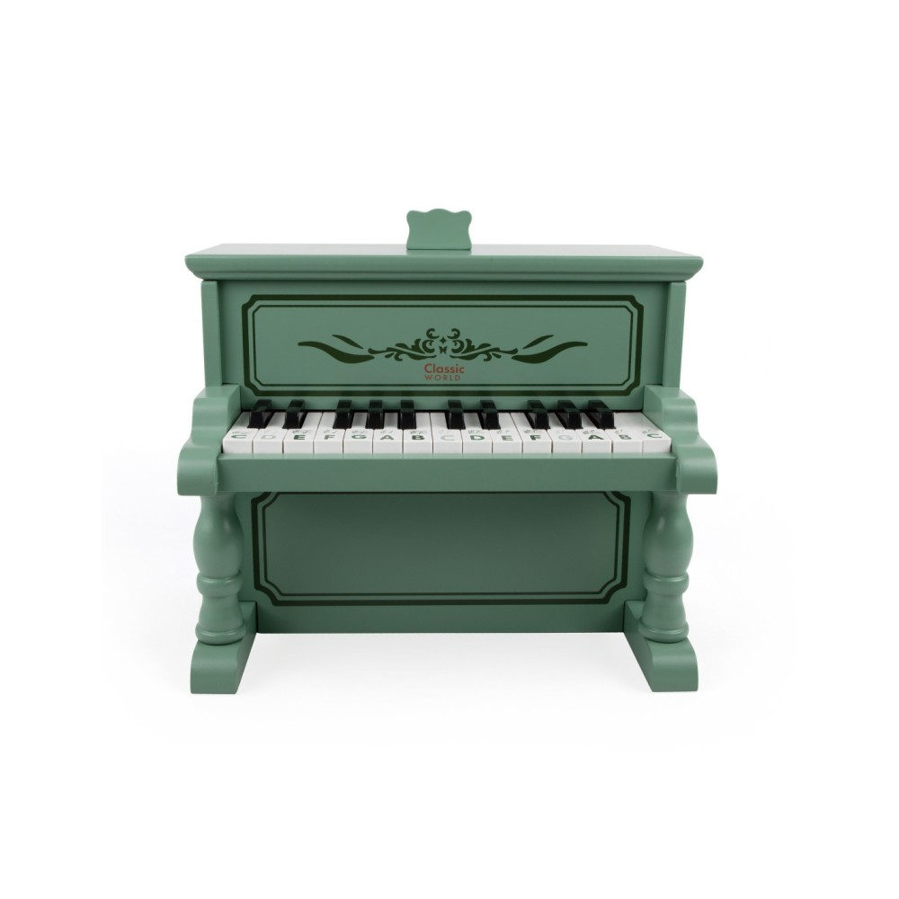 CLASSIC WORLD: vintažinis pianinas + mokomoji knyga.