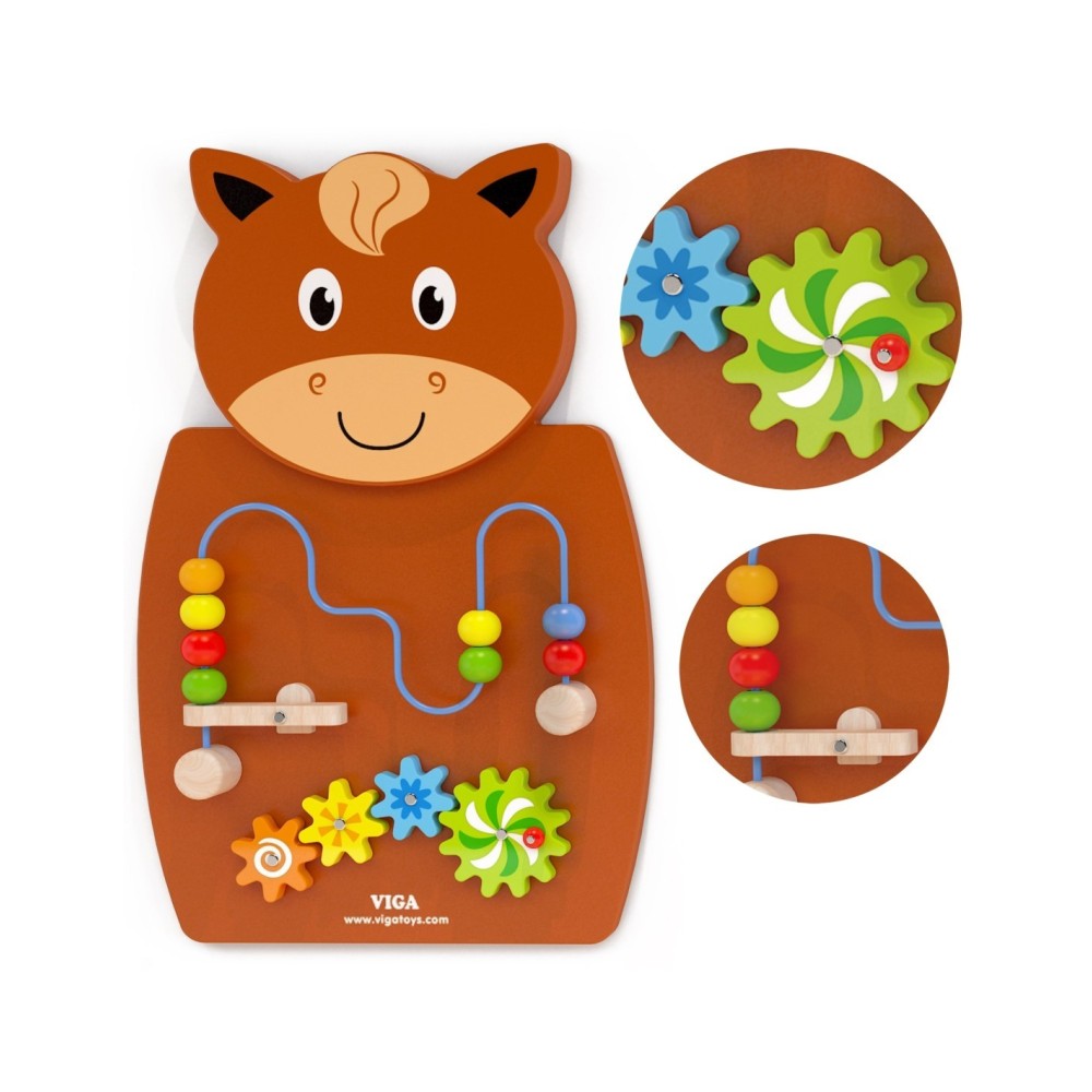 Viga Toys edukacinė lenta ''Arkliukas''