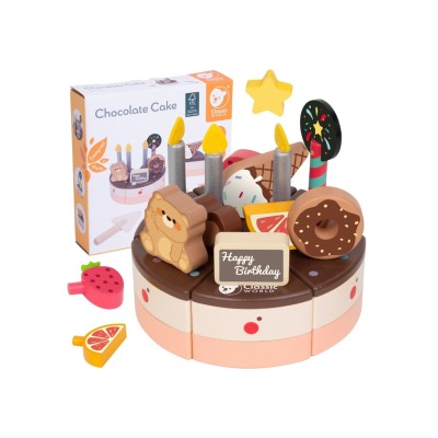 CLASSIC WORLD Medinis gimtadienio tortas pjaustymui, 19 vnt.