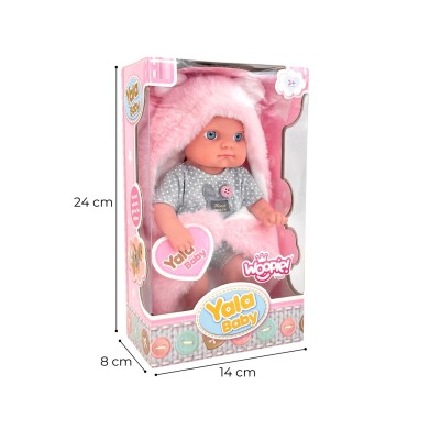 WOOPIE ROYAL lėlė su triušio antklode, 23 cm