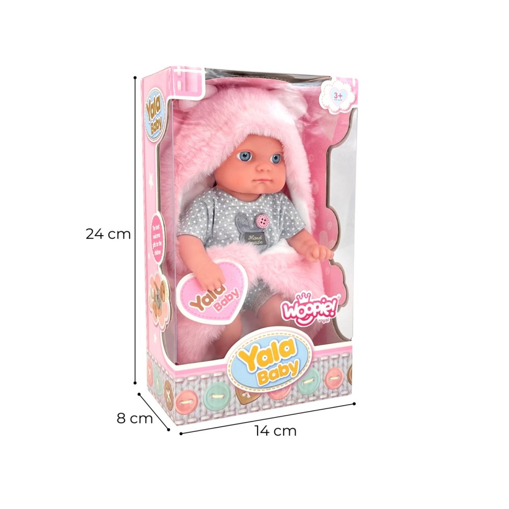 WOOPIE ROYAL lėlė su triušio antklode, 23 cm