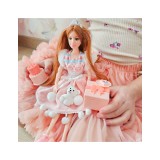 WOOPIE ROYAL Emi Kalėdų princesės lėlė su meškiuku