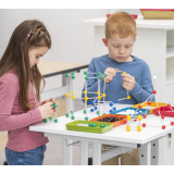 Edukacinis konstravimo rinkinys „Geometrijos pasaulis“ – 420 dalių