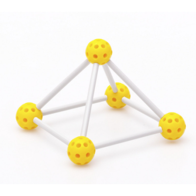 Edukacinis konstravimo rinkinys „Geometrijos pasaulis“ – 420 dalių