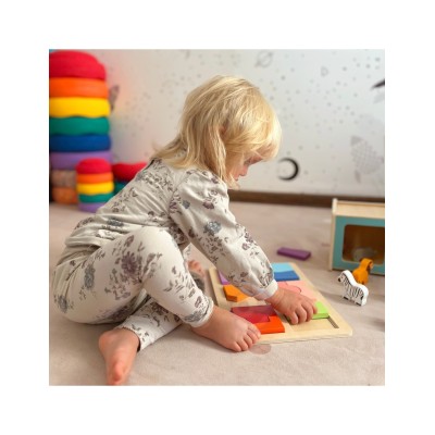 WOOPIE GREEN „Box XXL“ – „Montessori“ ugdomoji 7-in-1 sensorinė dėžutė, skirta 31–36 mėnesių vaikams, FSC