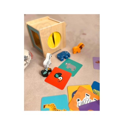 WOOPIE GREEN „Box XXL“ – „Montessori“ ugdomoji 7-in-1 sensorinė dėžutė, skirta 31–36 mėnesių vaikams, FSC