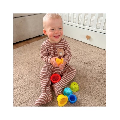 WOOPIE GREEN „Box 6in1“ 13–15 mėn. Montessori sensorinis žaislų rinkinys.