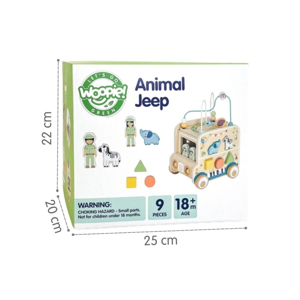 WOOPIE GREEN Medinis užduočių kubas „Safari“ visureigis, FSC