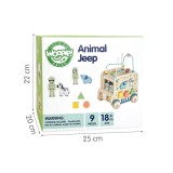 WOOPIE GREEN Medinis užduočių kubas „Safari“ visureigis, FSC