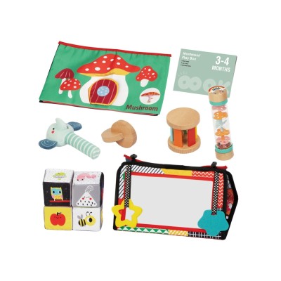 WOOPIE GREEN XXL „Montessori“ jutimų ir ugdymo rinkinys „6 viename“ (FSC)