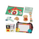 WOOPIE GREEN XXL „Montessori“ jutimų ir ugdymo rinkinys „6 viename“ (FSC)