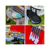 „WOOPIE Grill“ interaktyvusis LED Barbekiu (BBQ) rinkinys „Sodo kepsninė“, XL, 41 vnt.
