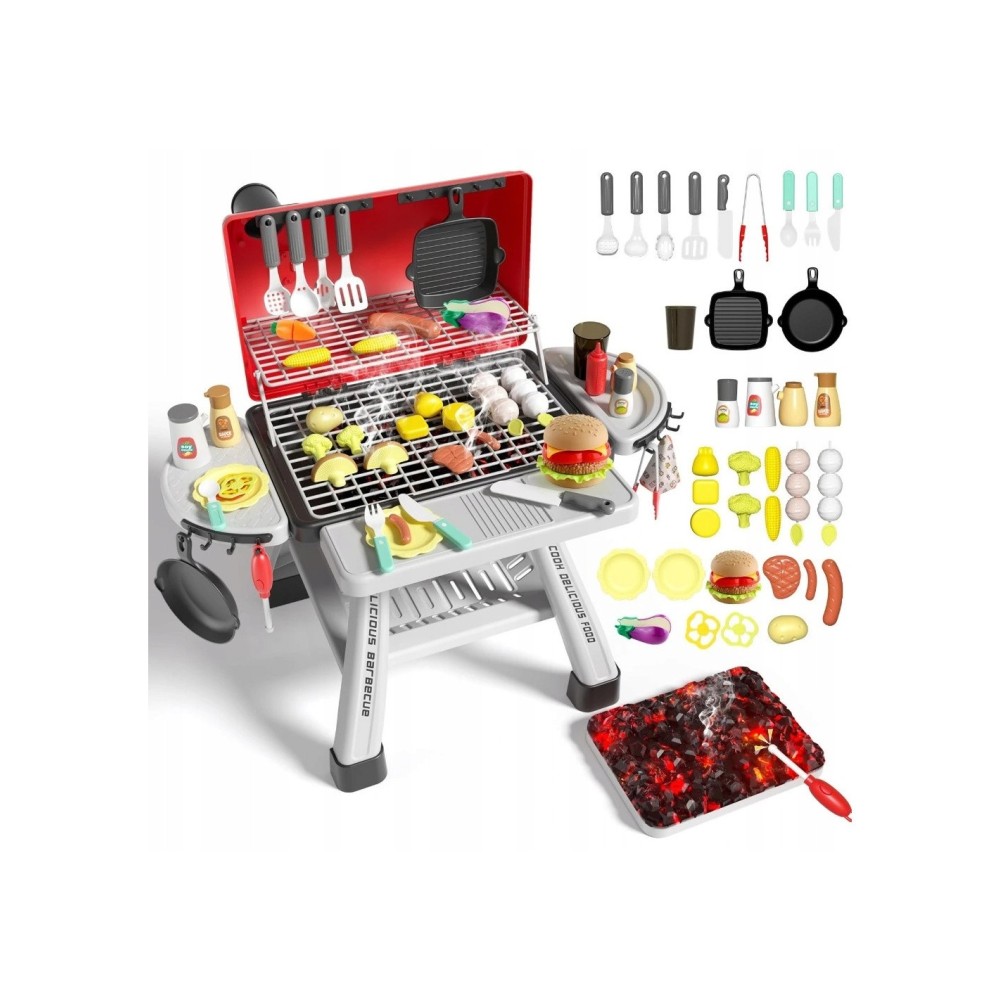 „WOOPIE Grill“ interaktyvusis LED Barbekiu (BBQ) rinkinys „Sodo kepsninė“, XL, 41 vnt.