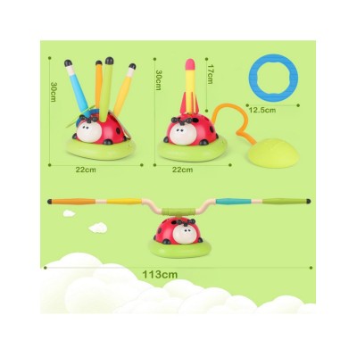 WOOPIE arkadinis žaidimas-Raketų paleidimo rinkinys „Ladybug 3-in-1“