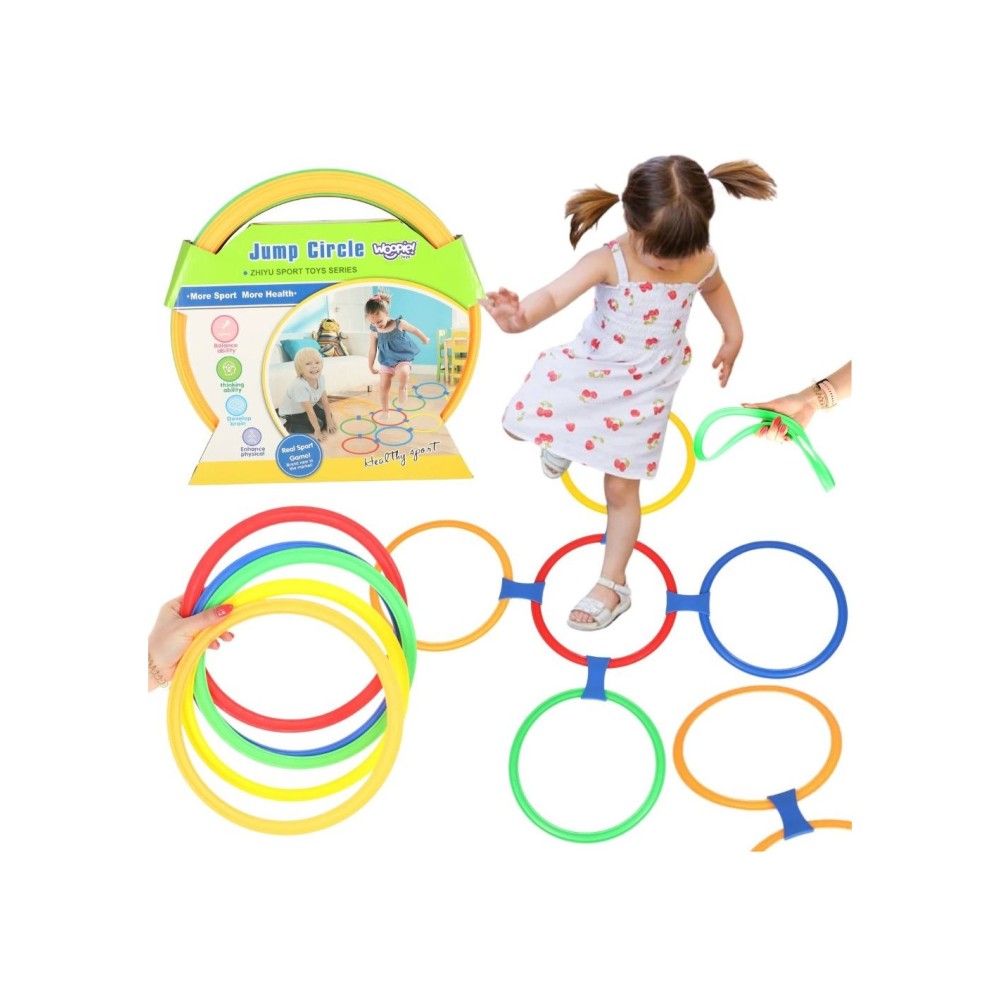 WOOPIE „Hopscotch“ šokinėjančių žiedų rinkinys, 10 vnt.