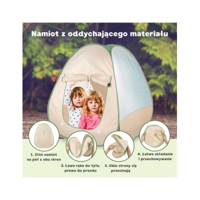 WOOPIE „Discovery“ mažųjų tyrinėtojų rinkinys: XXL dydžio palapinė stovyklavimui, 15 dalių.