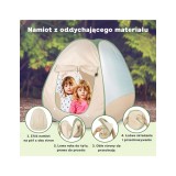 WOOPIE „Discovery“ mažųjų tyrinėtojų rinkinys: XXL dydžio palapinė stovyklavimui, 15 dalių.