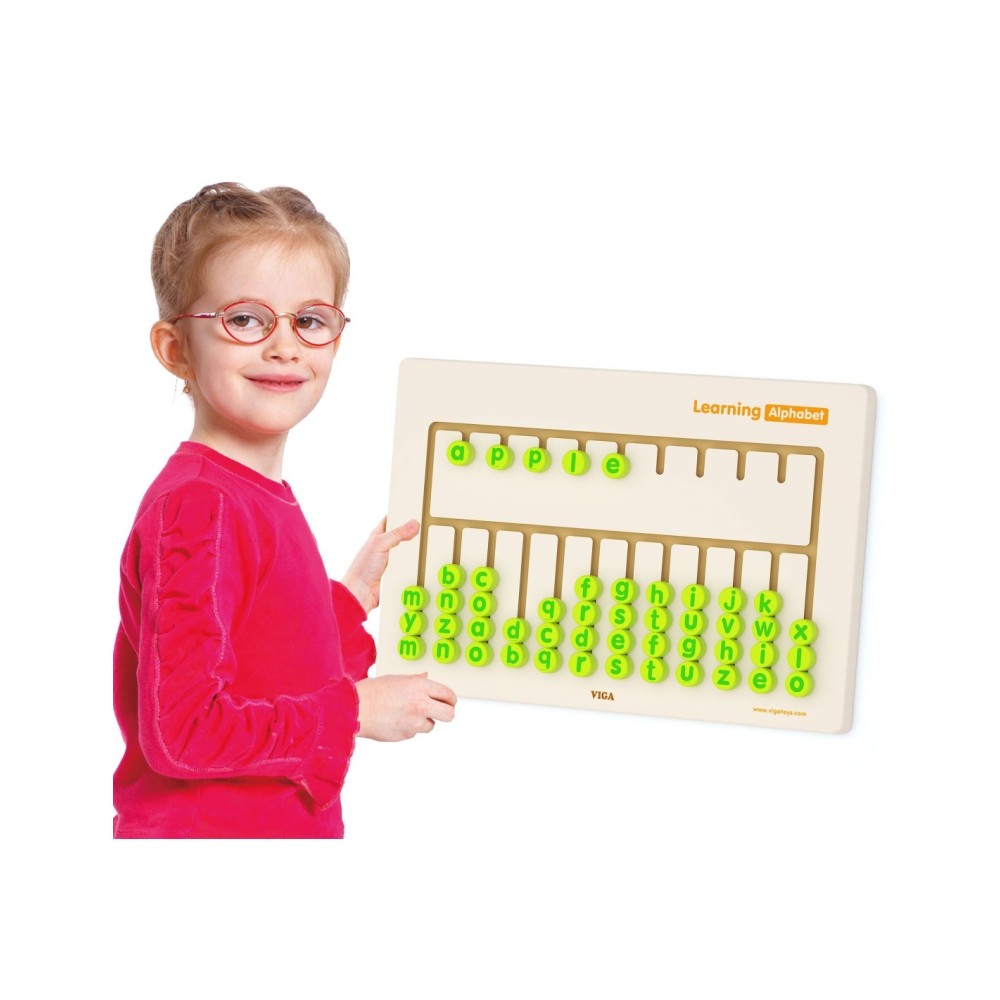 „Viga Toys“ abėcėlės mokymosi sensorinė lenta