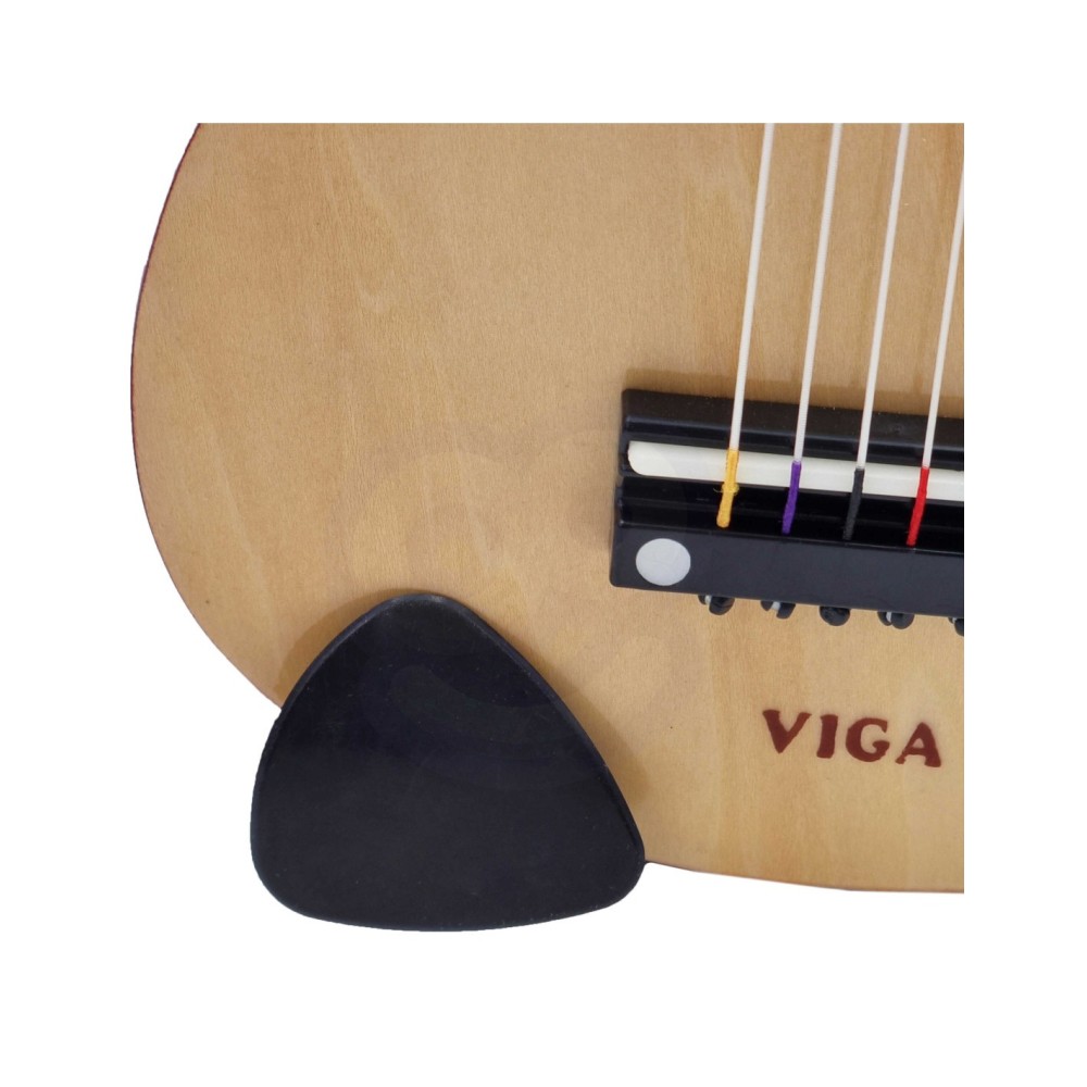 „Viga“ medinė gitara vaikams, natūralios spalvos, 6 stygų