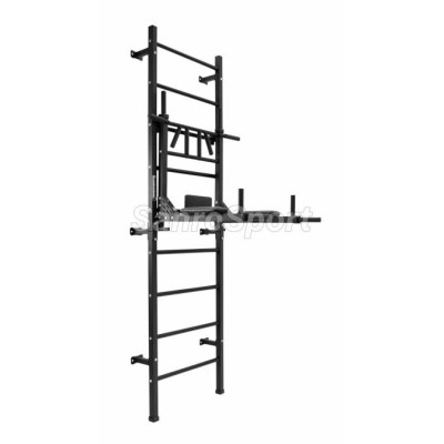 Sporto kompleksas PRO 3 in 1 juodas, 229x68cm.