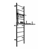 Sporto kompleksas PRO 3 in 1 juodas, 229x68cm.