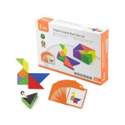 VIGA Tangram medinis loginis žaidimas-dėlionė