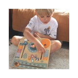 VIGA PolarB medinis Montessori kalendorius ir laikrodis