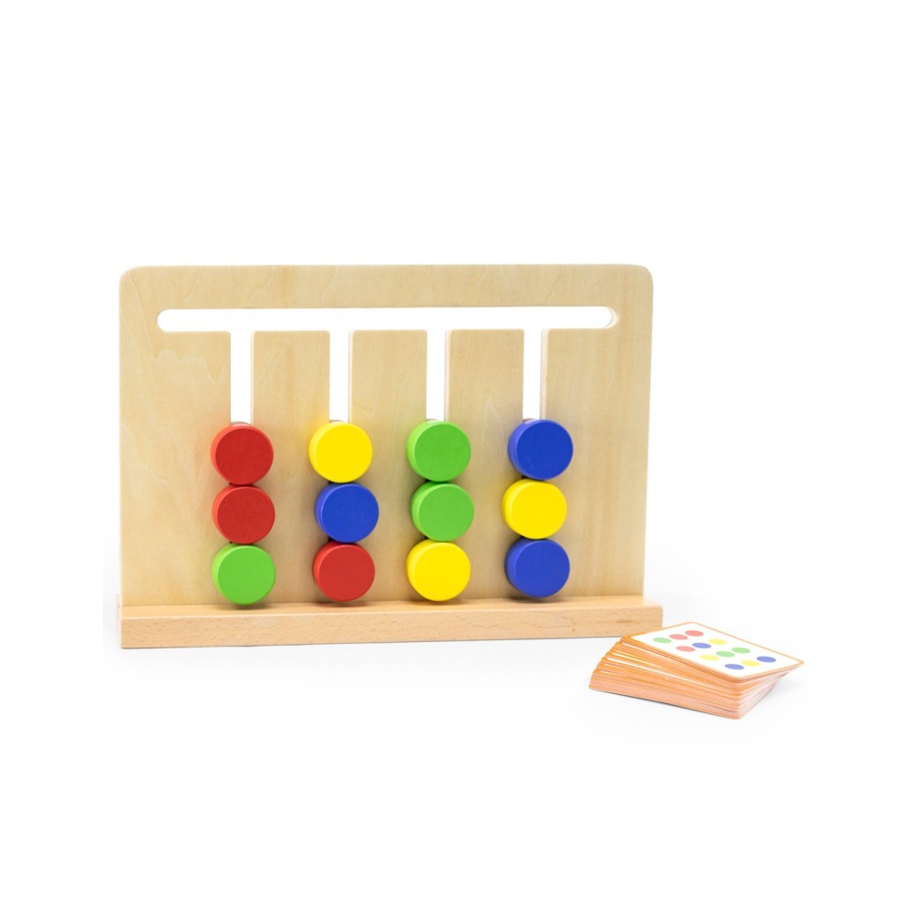 VIGA Montessori spalvų ir formų dėlionė
