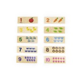 „VIGA“ medinių dėlionių rinkinys „Sudėliok skaičius“ – Montessori dėlionė