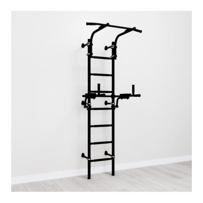 Sporto kompleksas S10 juoda, 222x41cm.