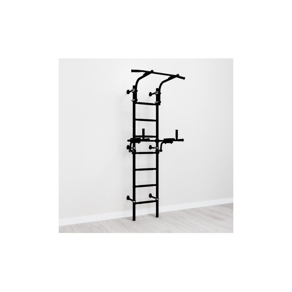 Sporto kompleksas S10 juoda, 222x41cm.