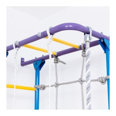 Sporto kompleksas S4 balta-geltona, 219,6x70,2x119cm.