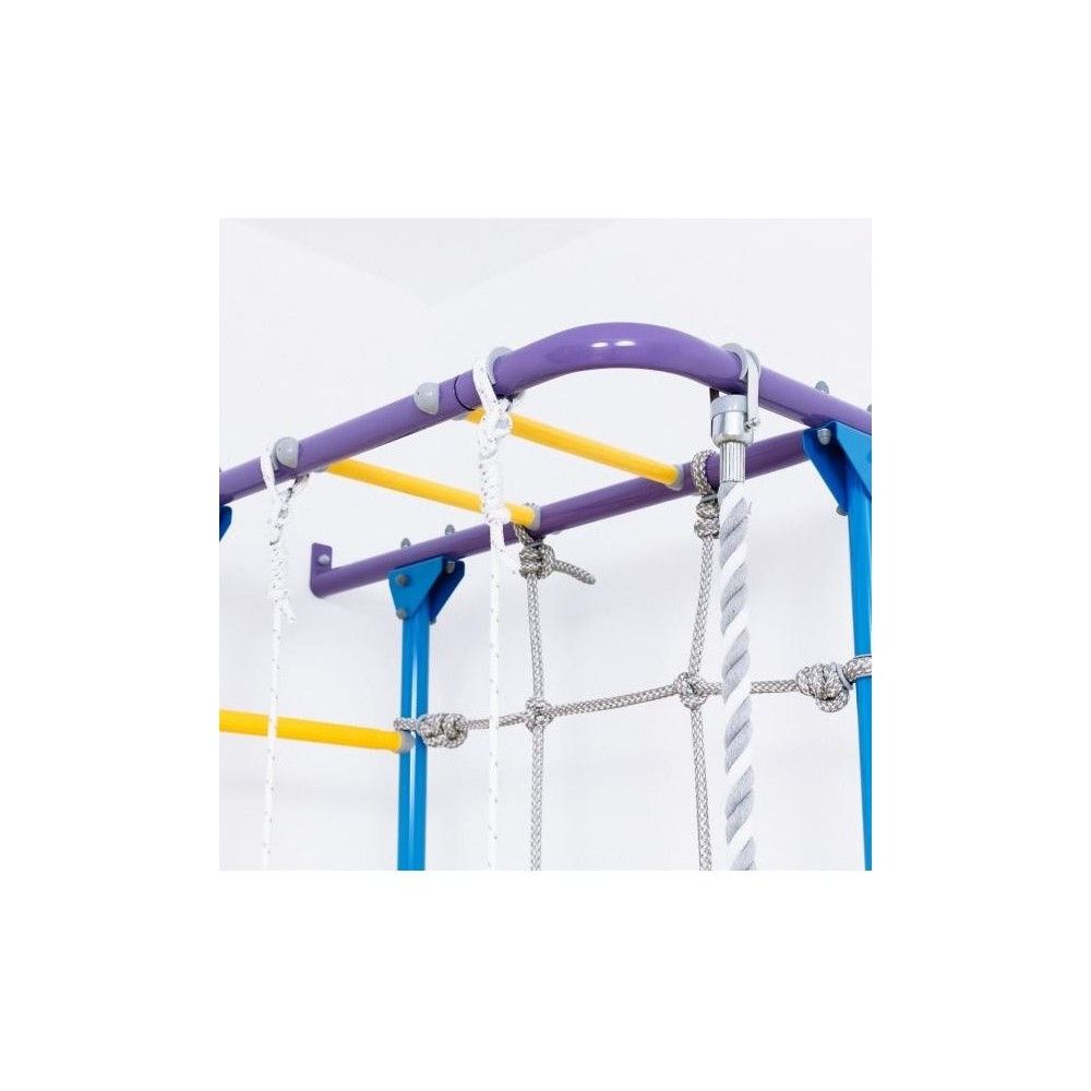 Sporto kompleksas S4 balta-geltona, 219,6x70,2x119cm.