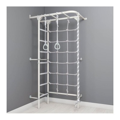 Sporto kompleksas S4 balta-pilka, 219,6x70,2x119cm.