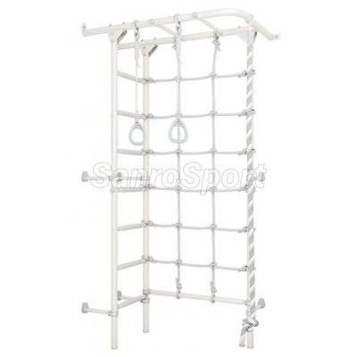 Sporto kompleksas S4 balta-pilka, 219,6x70,2x119cm.