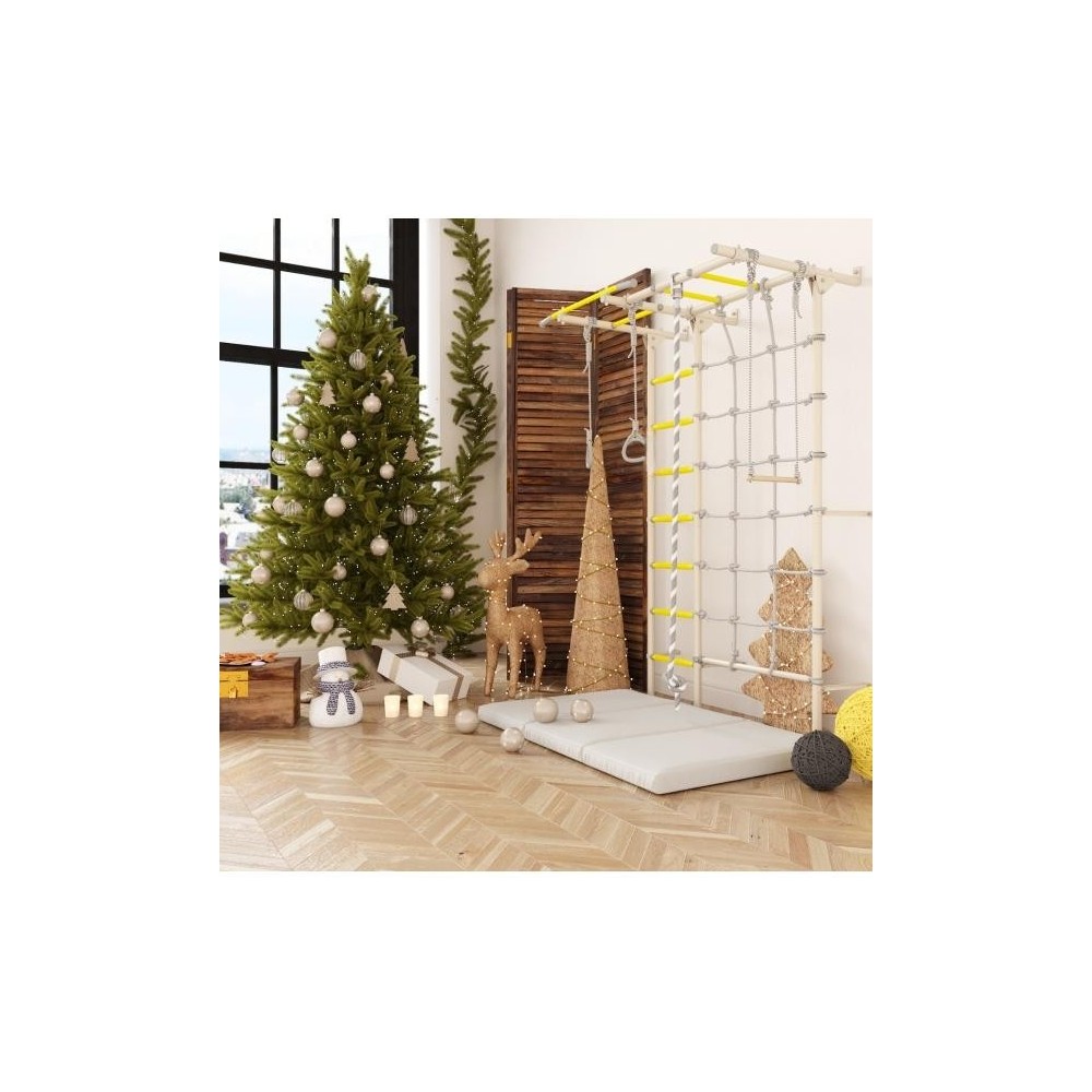 Sporto kompleksas S7 balta-geltona, 219,6x154cm.
