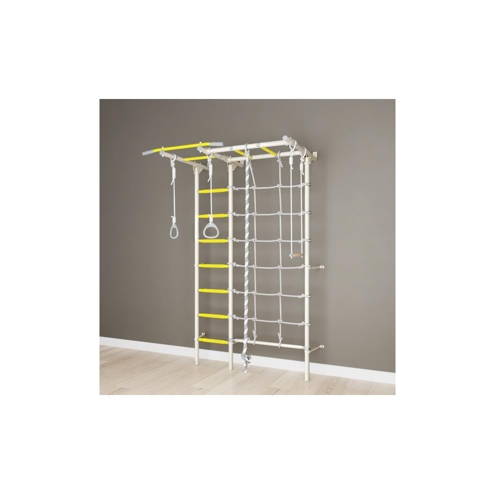 Sporto kompleksas S7 balta-geltona, 219,6x154cm.