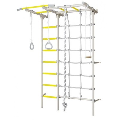 Sporto kompleksas S7 balta-geltona, 219,6x154cm.