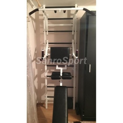 Sporto kompleksas GT-2 baltas, 240x72cm.