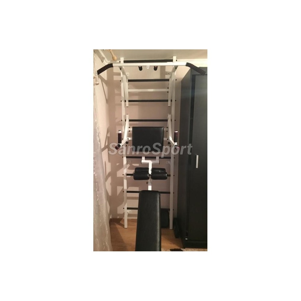 Sporto kompleksas GT-2 baltas, 240x72cm.